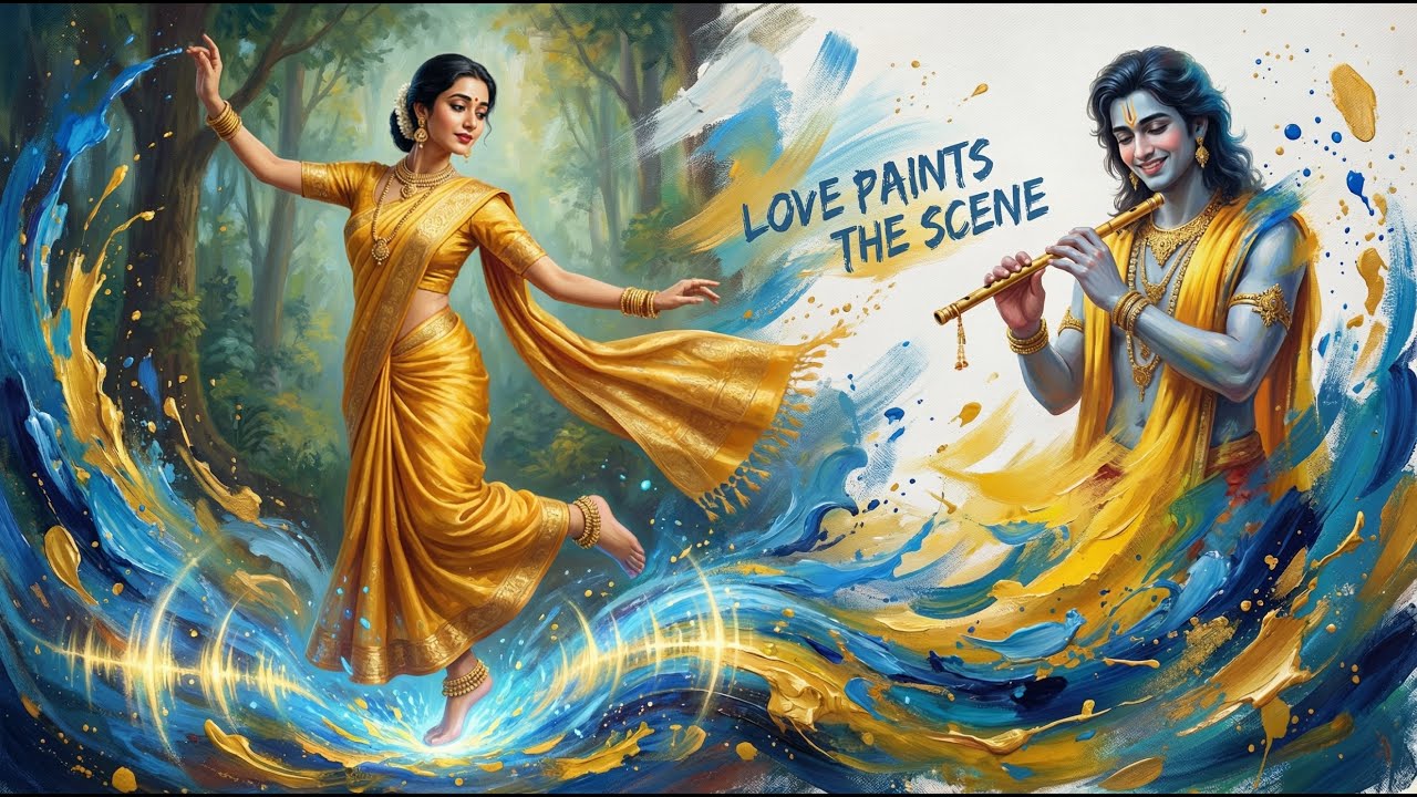 राधा कृष्ण प्रेम गीत | A Divine Love Beyond Time | Radha Krishna Love Song Soulful Classical Fusion