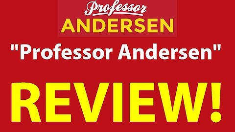 Professor Andersen Review - Is Professor Andersen Software by Dr. Thomas Andersen A Scam?