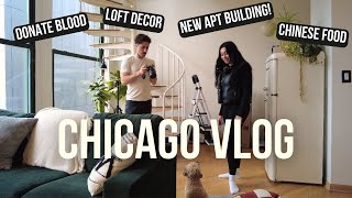 Chicago Vlog | New Apt Building, New Loft Decor!