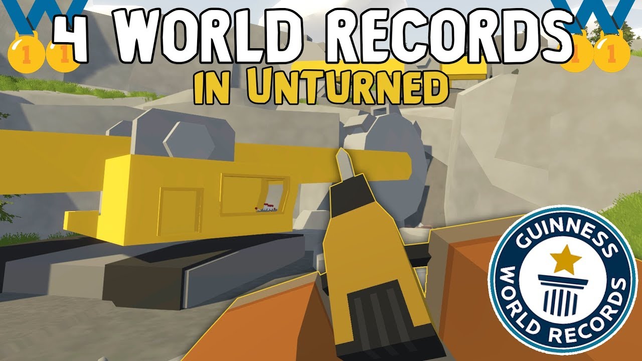 Breaking 4 Unturned Speedrun World Records in 1 Video 🥇