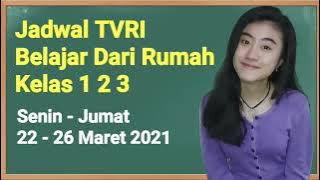 Jadwal TVRI Senin-Jumat 22-26 Maret 2021 Kelas 1 2 3