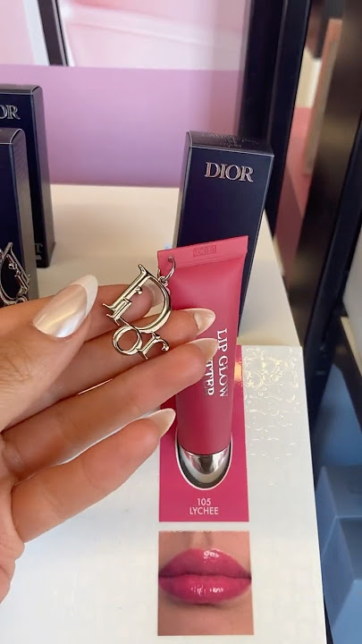 New Dior lip glosses swatched in 0:59 seconds