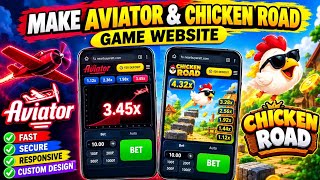 Make Your Own Casino Game ✈️ | How To Create  Aviator Game Chicken Road Game in pakistan screenshot 1