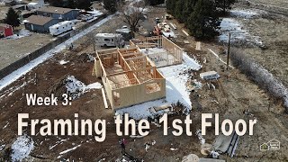 Building a House, Part 4: Framing the First Floor of Our 2Story House