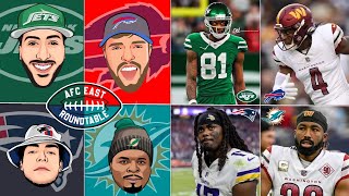 AFC East Roundtable: NFL MOCK DRAFT & FREE AGENCY RECAP