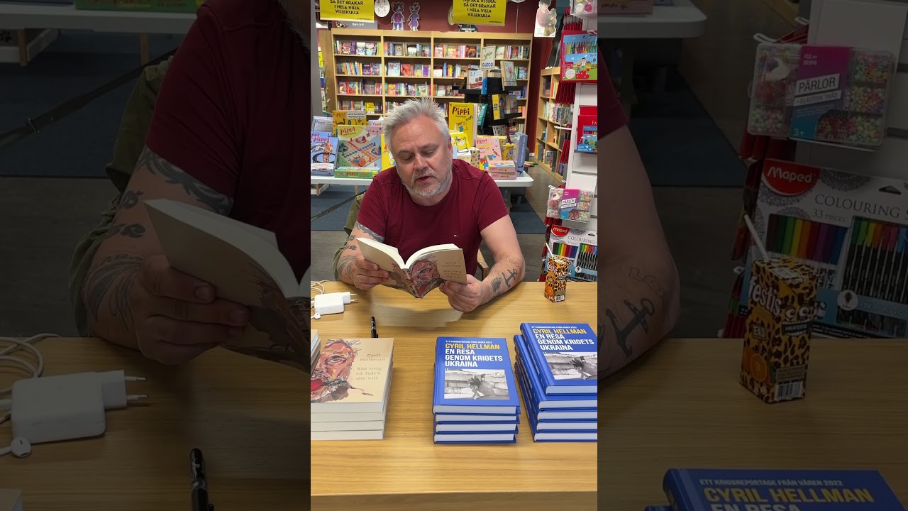 Cyril Hellman läser Sommar i Kyiv ur Slå mig så hårt du vill