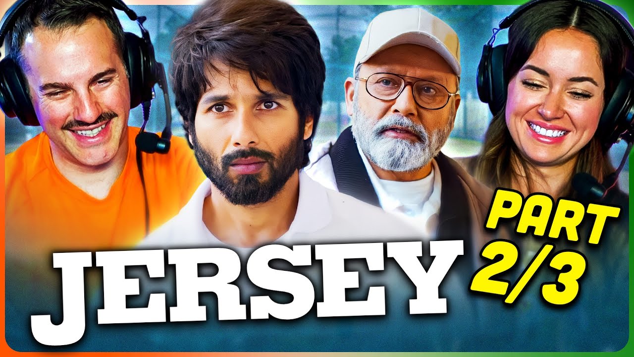 JERSEY (2022) Movie Reaction Part (2/3)! | Shahid Kapoor | Mrunal Thakur | Prit Kamani