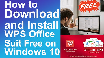How to download and install WPS Office Suite free on windows 10