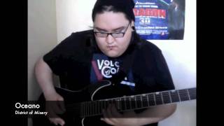 oceano - district of misery guitar cover