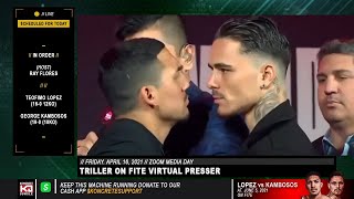 Teofimo Lopez vs George Kambosos Go Face 2 Face Triller Fight Club Kick Off Press Conference