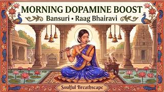 Morning Dopamine Boost 🌿 Raag Bhairavi inspired Bansuri for Focus, Positive Energy & Stress Relief screenshot 3
