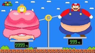 Fat Mario vs Fat Peach Super Sized Maze Escape