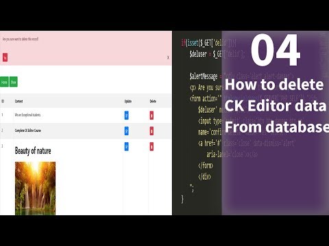 How to delete
