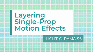 Light-O-Rama S5 Sequencer: Layering Single-Prop Motion Effects - Luminous Harmony "How To"