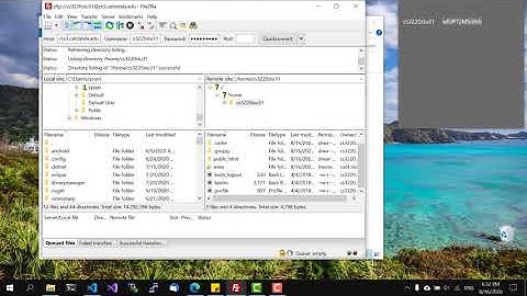 Upload HTML Pages to CS3 Using FileZilla