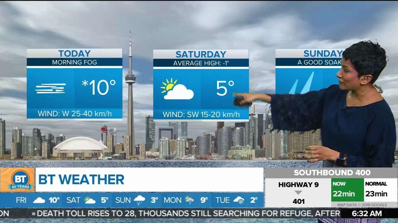 Above-seasonal temperatures continue in the GTA - YouTube