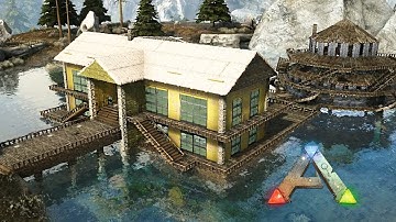 ARK: Valguero - Yellow Stilt House (Speed Build)