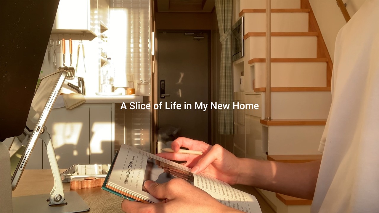 SUB) 이사 후 새로운 집에서의 일상 조각들 ㅣ가구조립, 첫요리, 커피공부, 무향캔들