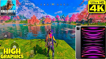 APPLE IPAD PRO M2 CODM HIGH GRAPHICS AND MAX FPS GAMEPLAY TEST | CODM GRAPHICS SETTINGS