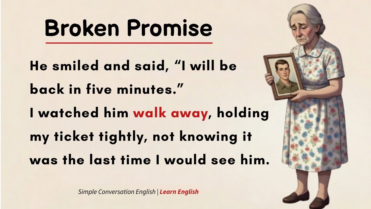Learn English Stories ⭐️ My Son Left Me Alone | Level - B1 English Listening & Speaking Practice