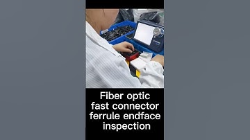 Fiber optic fast connector ferrule endface inspect