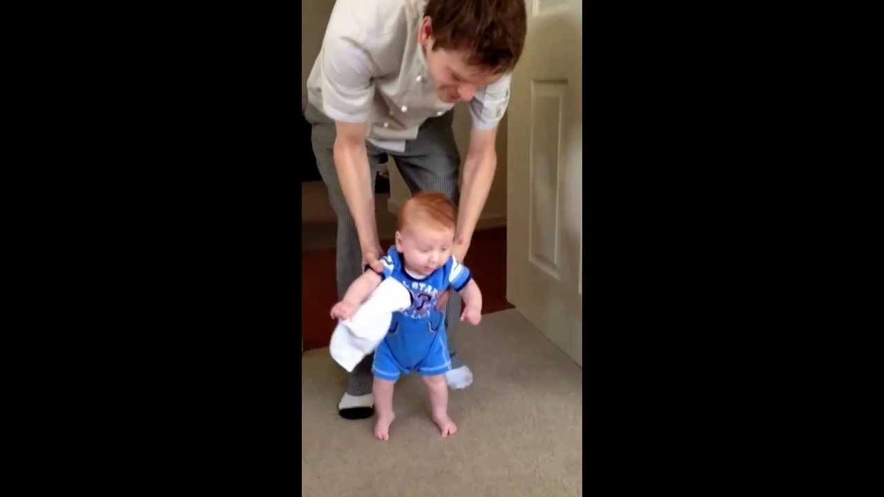 baby walking at 3 months