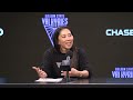 Natalie Nakase recaps her team's performance in their first preseason game of 2025