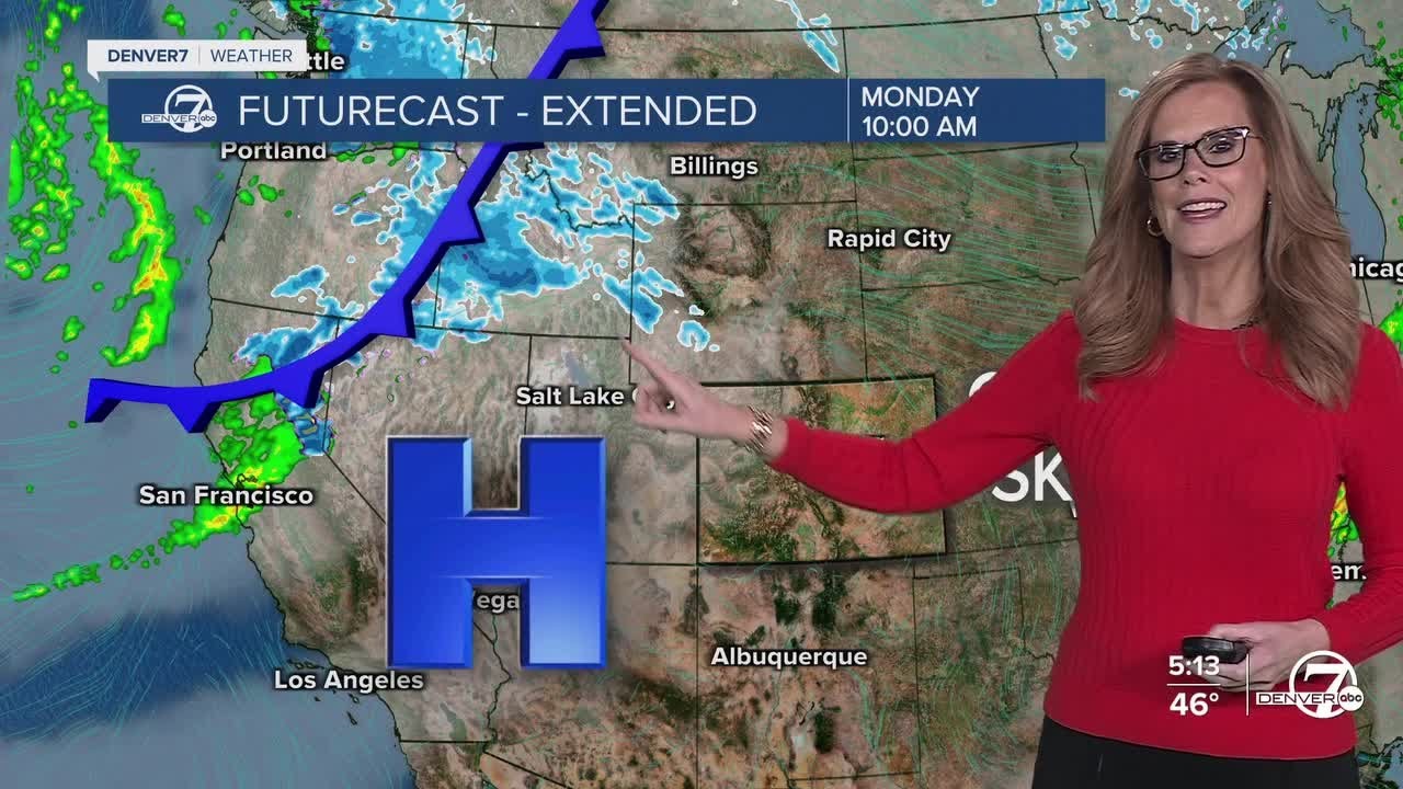 High winds for Denver, snow heading to the mountains - YouTube