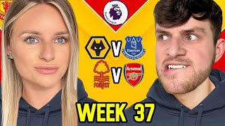 PREMIER LEAGUE PREDICTIONS WEEK 37