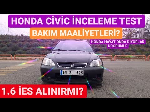 Honda Civic 1.6 İES Detaylı İnceleme Test #honda #civic #ies #otomobil #modified #hondacivic #turkey