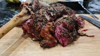 Kamado Turk Bbq Kamado Smoked Leg Of Lamb Turkish Style