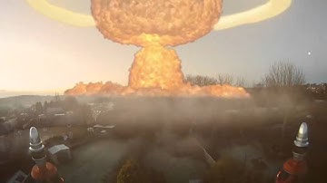F330 Quadcopter vs nuclear explosion