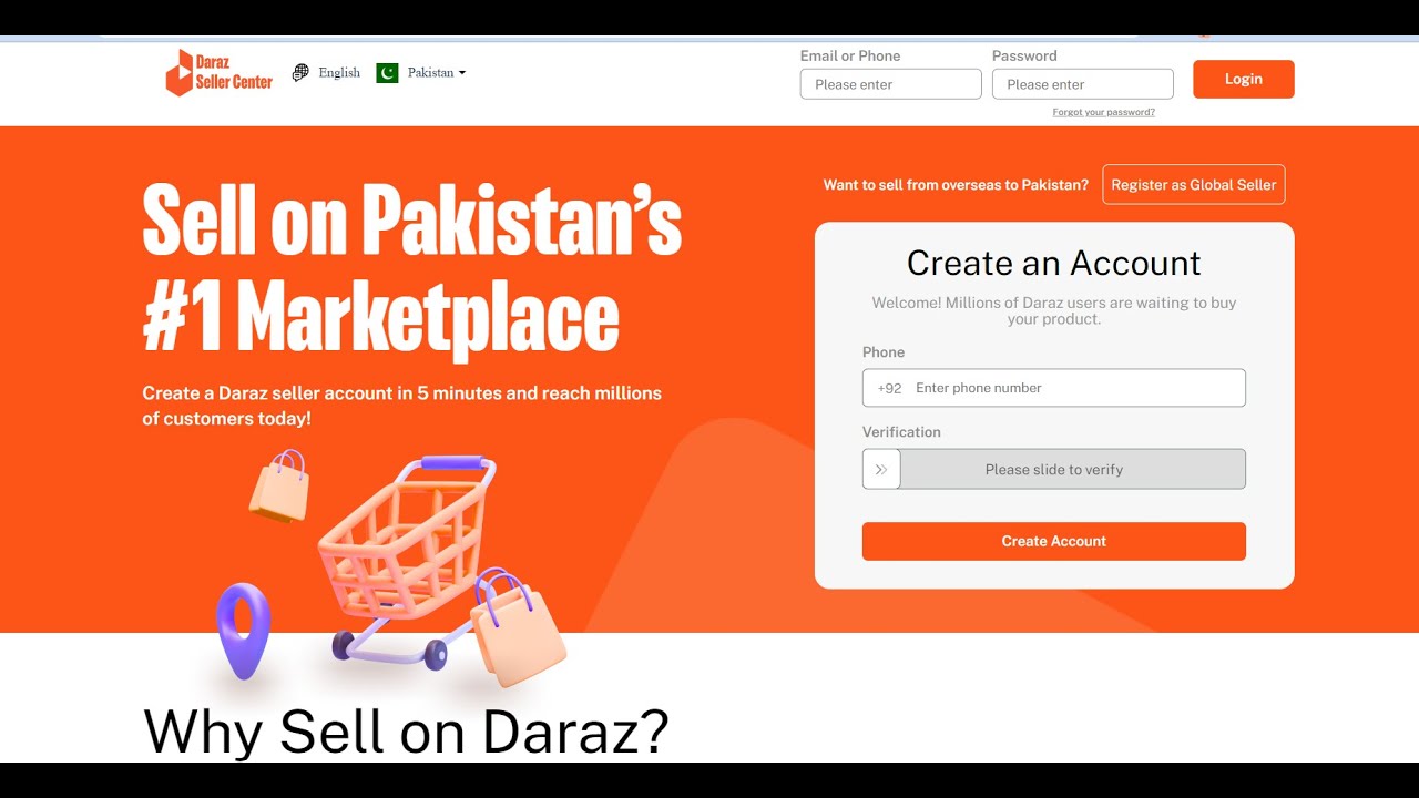 How to Create Daraz Seller Account S2S Blog