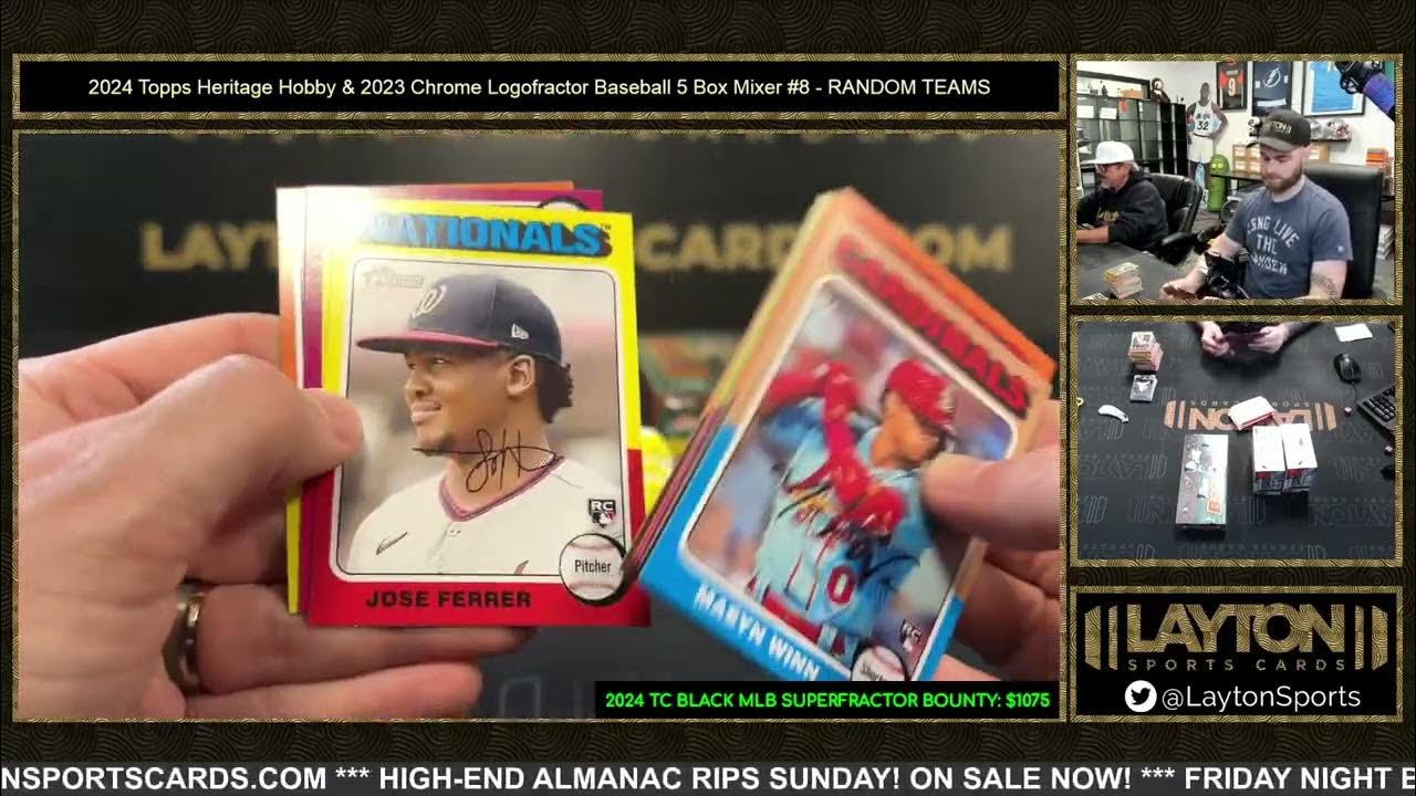 2024 Topps Chrome Logofractor Hobby Checklist