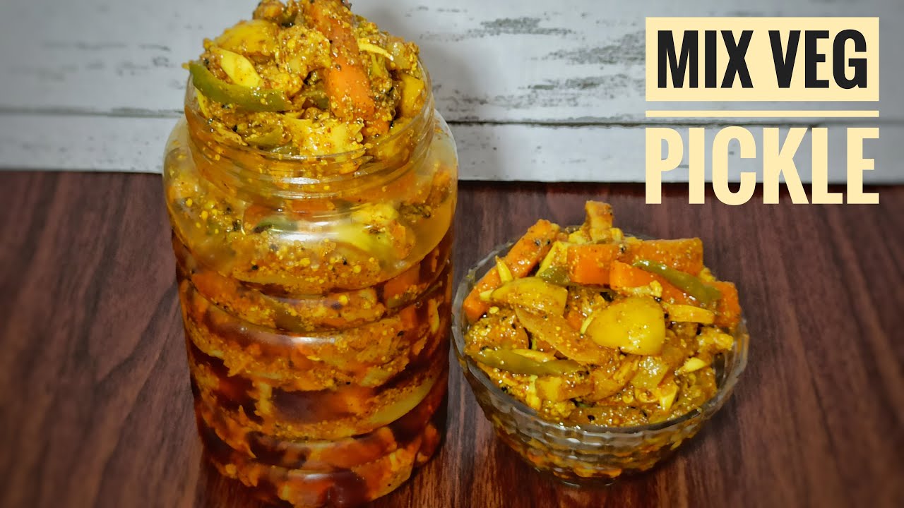 Mixed veg Achar Instant Mix Veg Pickle Perfect Winter Recipe MANU