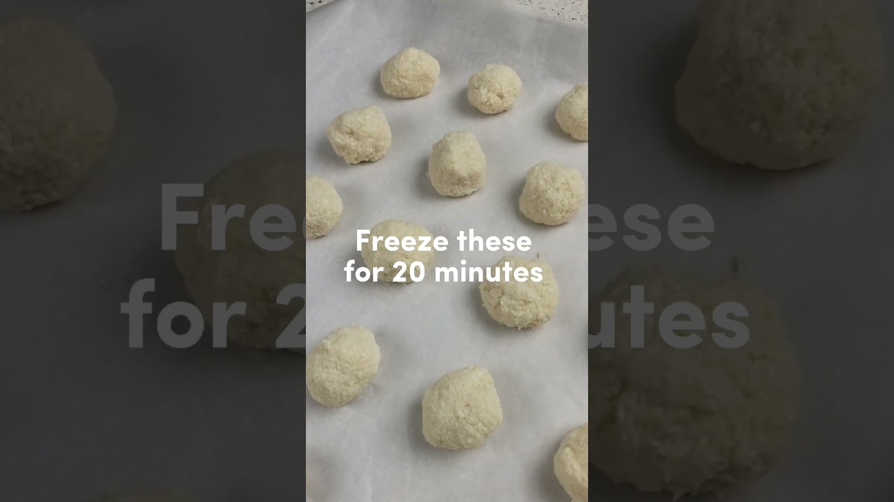 3 ingredient candy - Chocolate Coconut Balls - Homemade Mounds - So simple