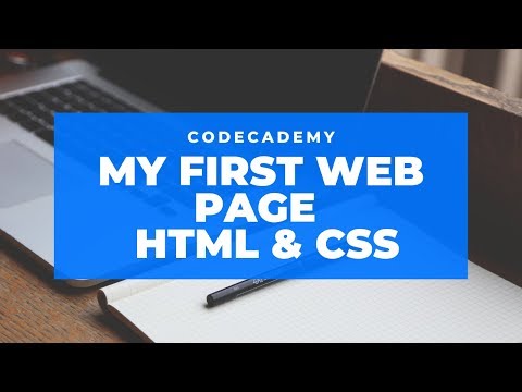 I Built My First Web Page After One Month Of Codecademy Course
