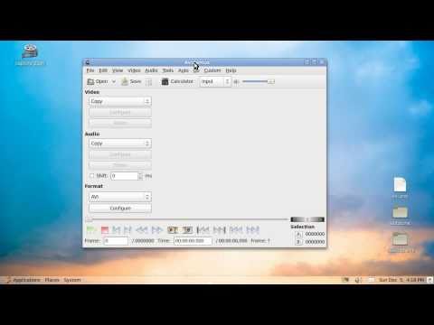 Avidemux video editor .