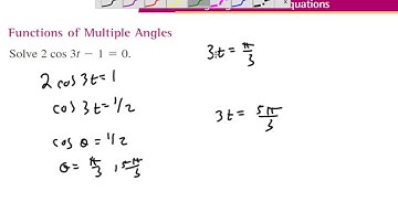 Functions of Multiple Angles Ex 2