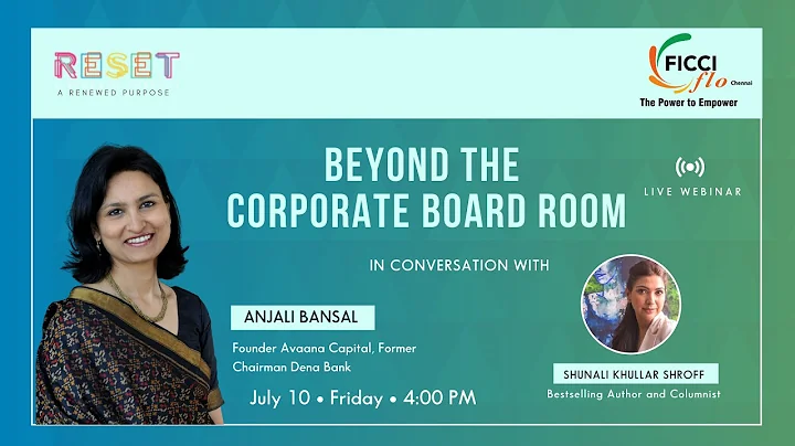 Beyond the Corporate board room with Anjali Bansal