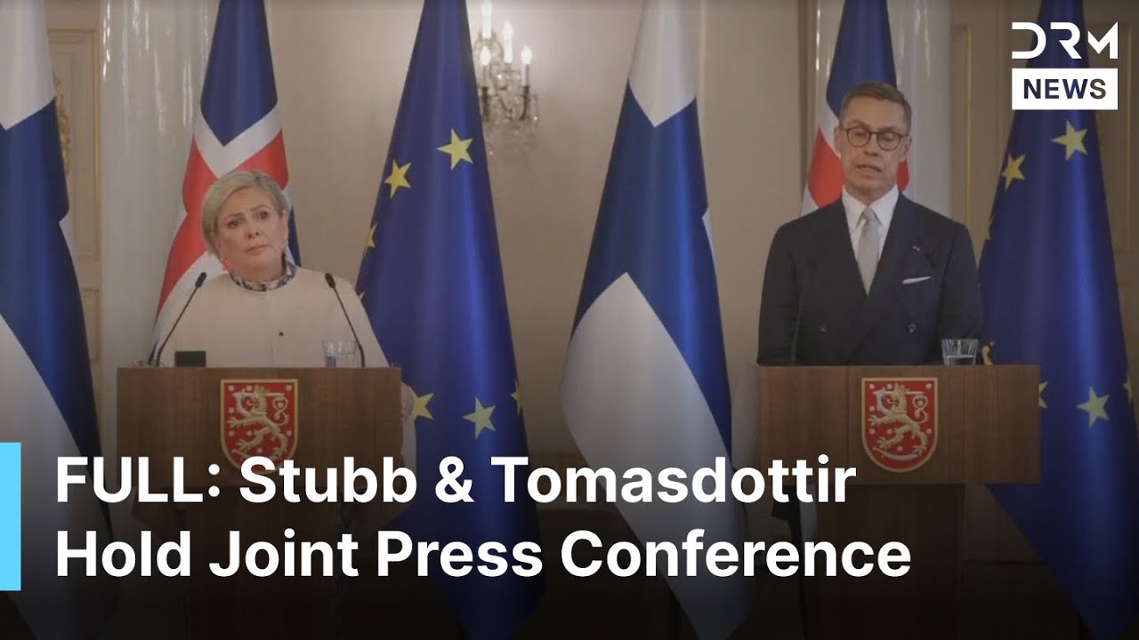 FULL REMARKS: Presidents of Finland and Iceland Hold Joint Press Conference in Helsinki | AC1B
