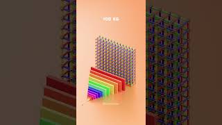 Satisfying Blender Simulation with Domino vs Magnetix! #asmr #animation #blender