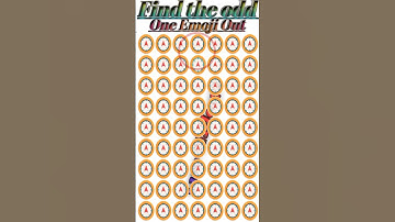 Memory Test 🤯  || Find The Odd Emoji Out || Emoji Puzzle Quiz  || part 21 ||  #quiztime #shorts