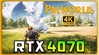 Palworld - RTX 4070 4K Native Max Settings FPS Test