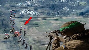 Oekraïense Azov-sluipschutters schakelen Russische motortroepen één voor één bruut uit