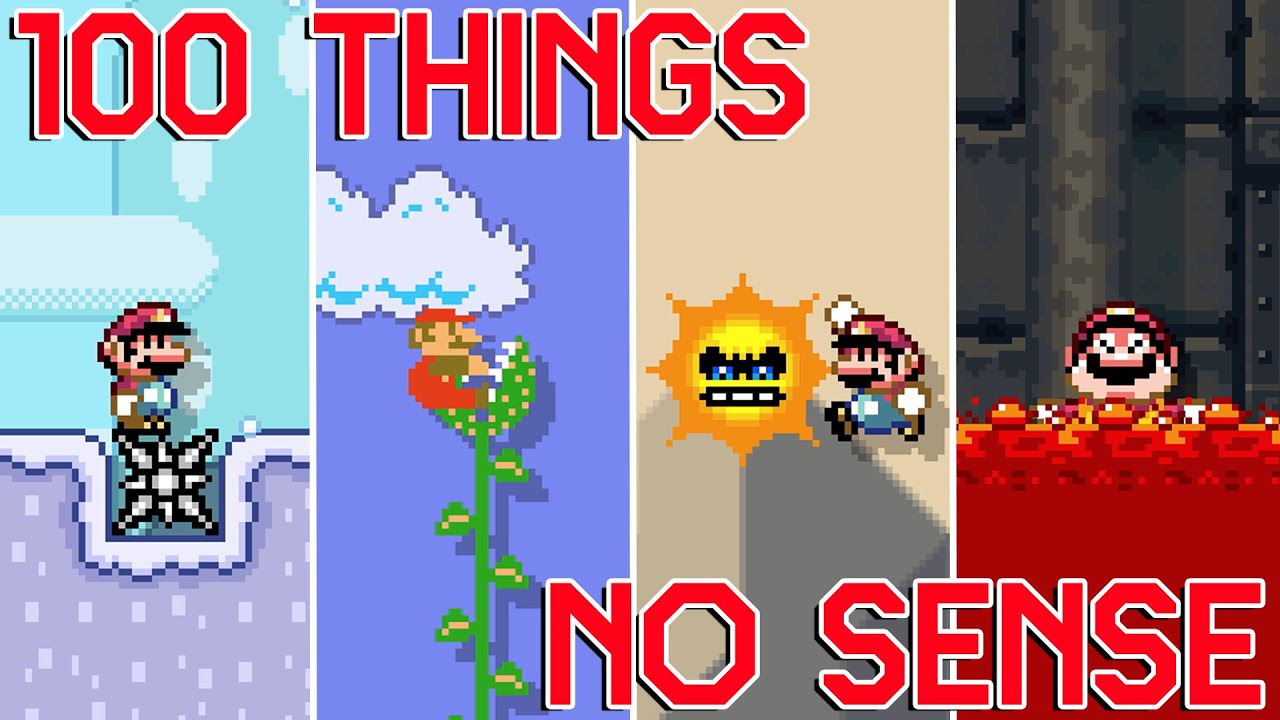 100 Things That Make No Sense in Super Mario Maker 2 (Compilation)