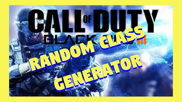BO3 | Random Class Generator