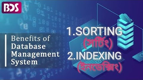 সর্টিং এবং ইনডেক্সিং