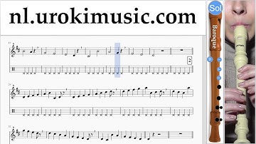 Blokfluit Leren Spelen (B.) Avicii - Wake Me Up Tablatura Deel#1 um-a799