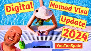 #Spain #Digital #Nomad #Visa requirements update 2024🇪🇸